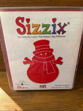 Sizzix Red Snowman Die-Cutter